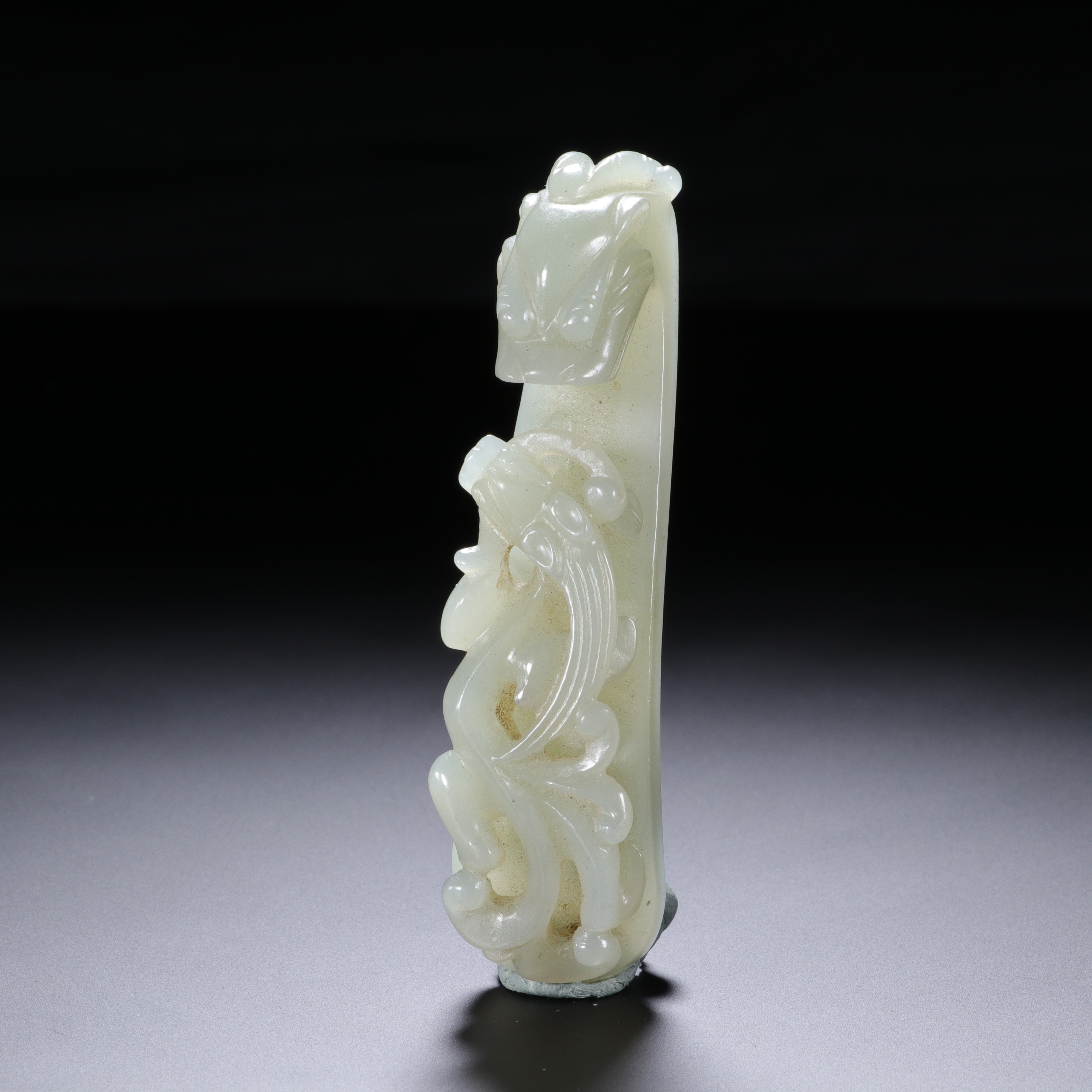 【程田文物】和田玉龙勾-251122X-28