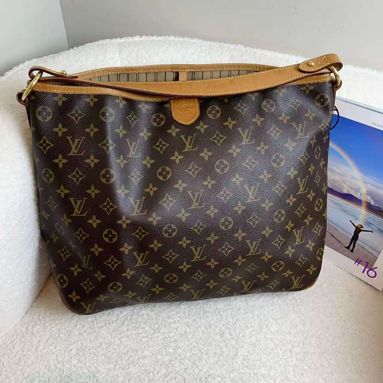 95新 LouisVuitton/路易威登 Delightful中号包/46084387代卖服务
