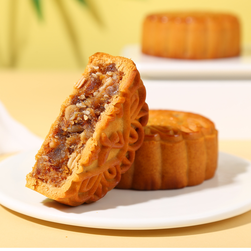 【伍仁叉烧125g散装饼】旺家圆黄记伍仁叉烧广式月饼合浦中秋糕点