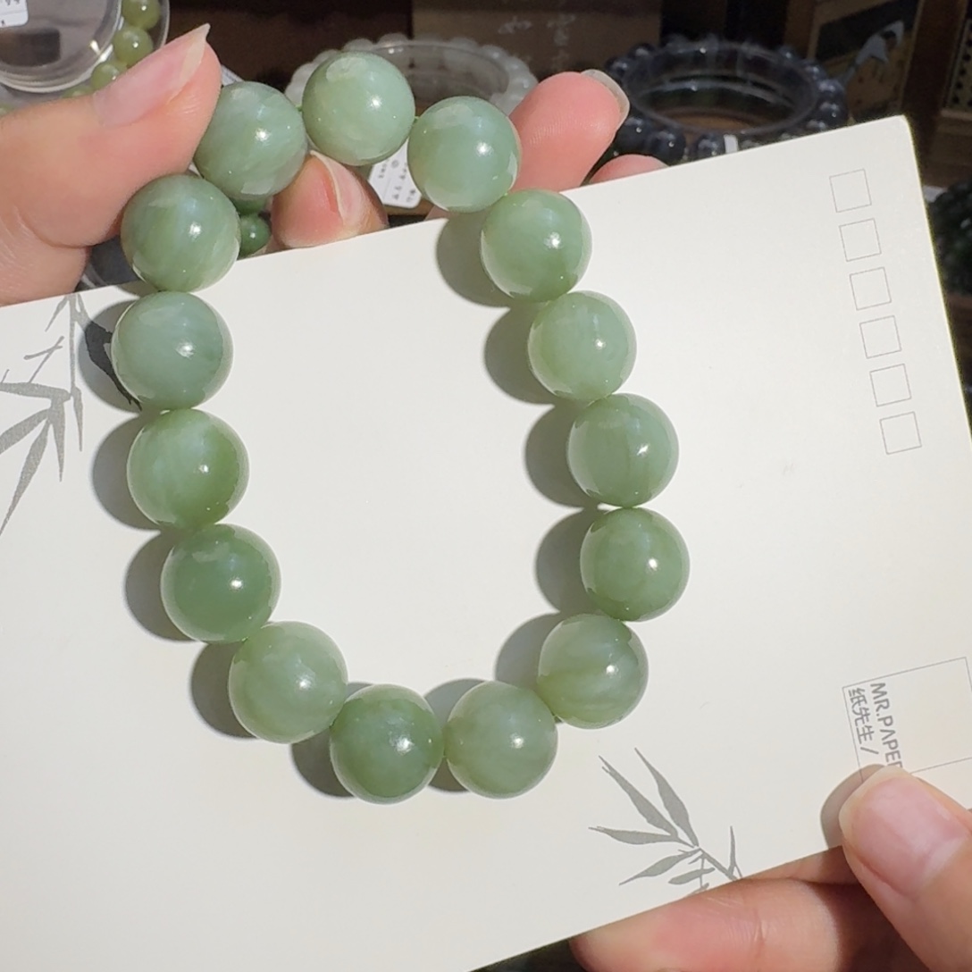 和田玉未镶嵌手链