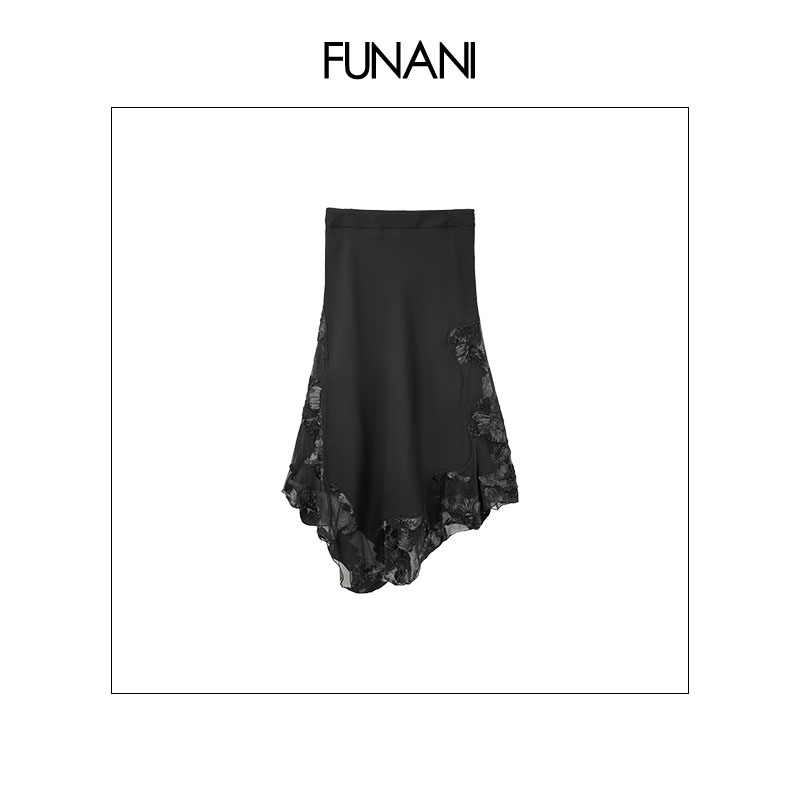 【FUNANI】 轻奢法式时尚重工高级定制原创设计 裙子 X2511078B