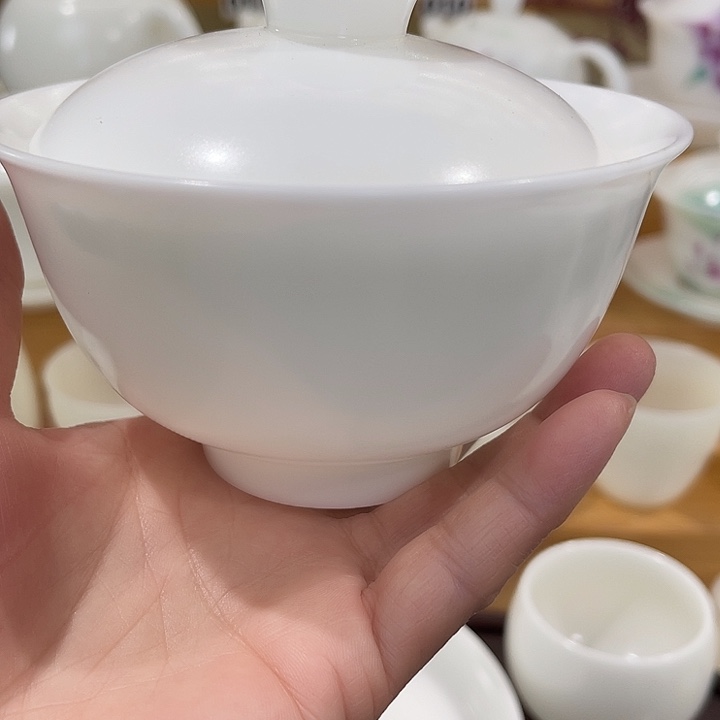 笑***俗素烧盖碗220两才-111111121