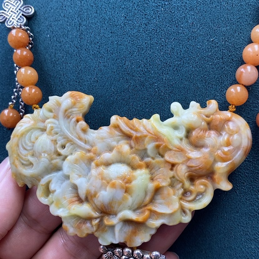 【闪购商品】蛇纹石玉未镶嵌吊坠