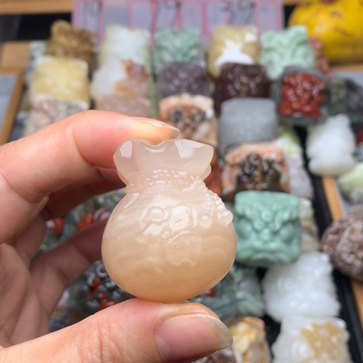 玛瑙/玉髓合金挂件