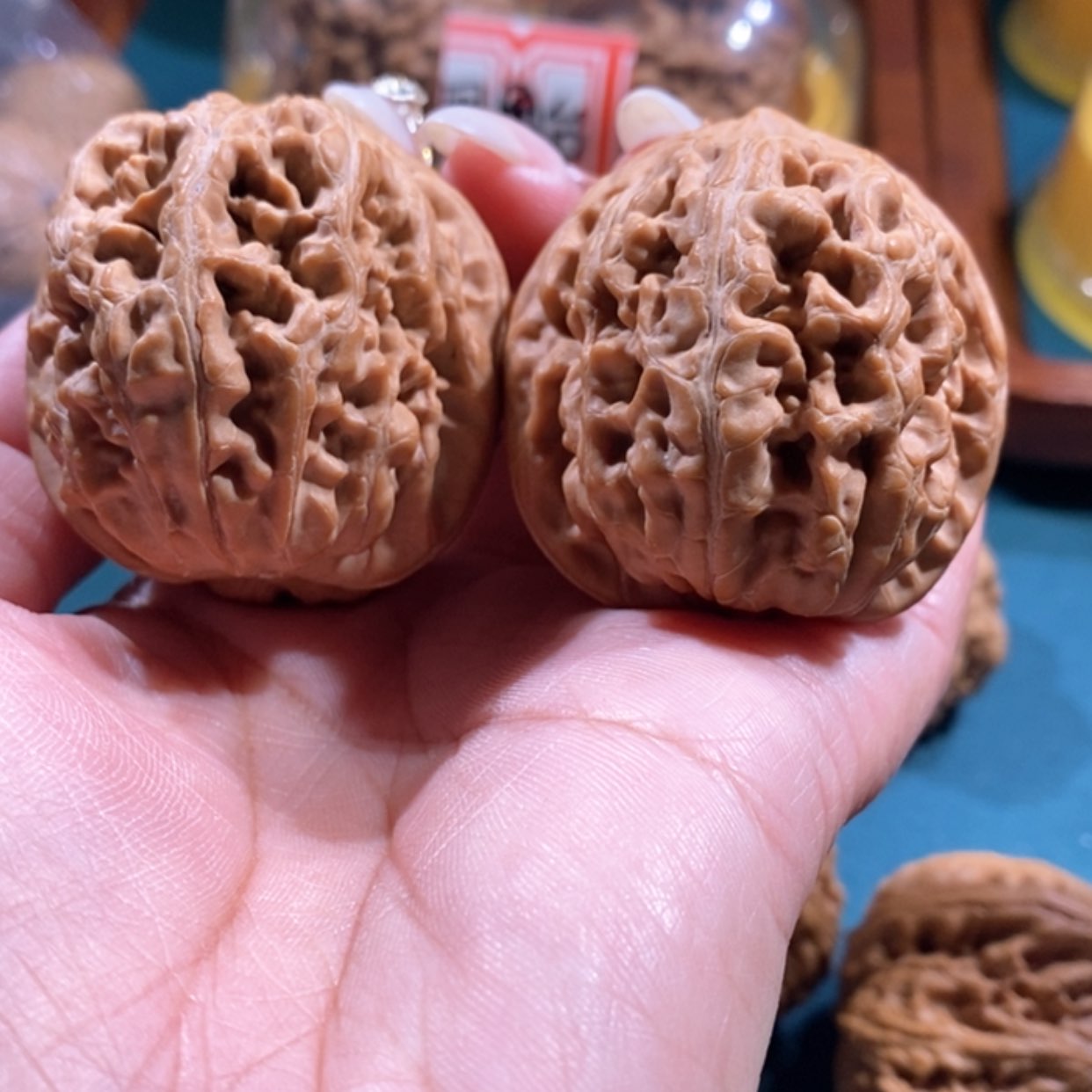 【闪购商品】文玩核桃吊坠好*哥凤凰台