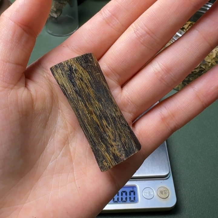 沉香手把件了*海南白棋树心油老料