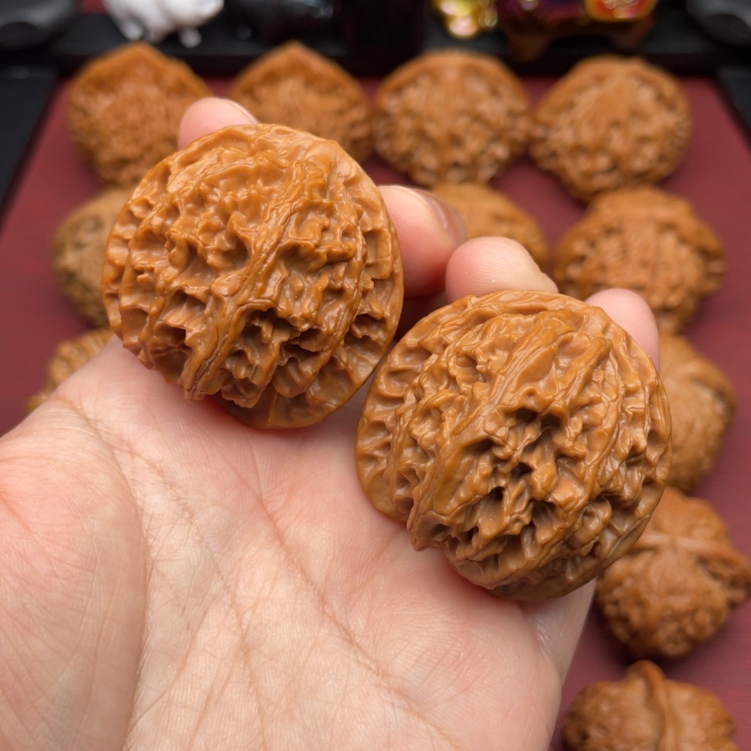 文玩核桃把件39苹果园