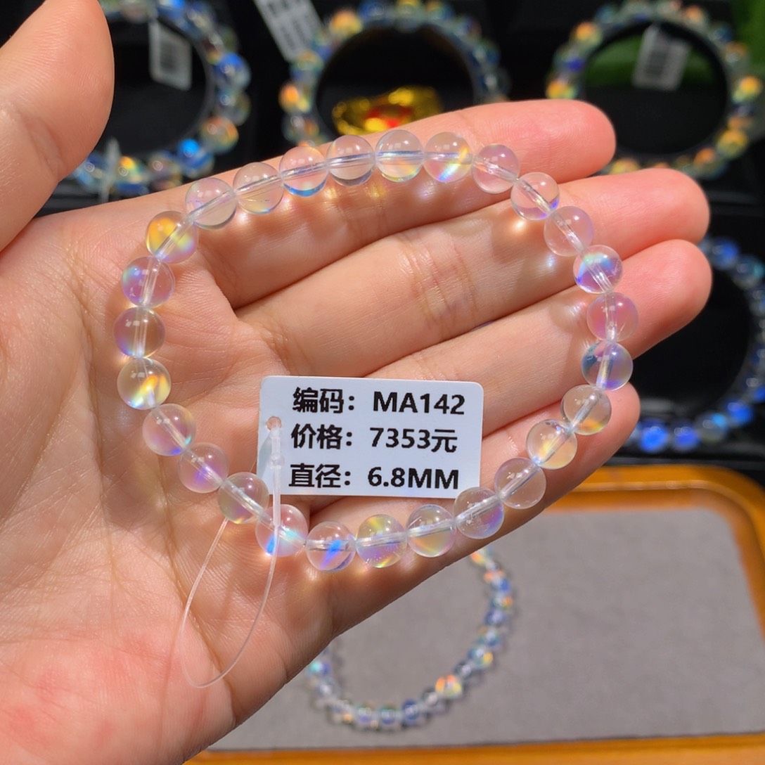 月光石手串未镶嵌辰MA142#6.8mm