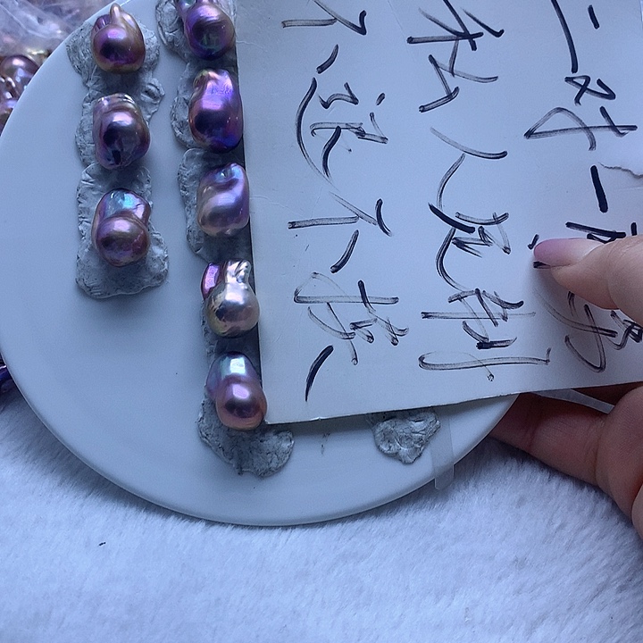 淡水珍珠耳饰银S925镶嵌我****）