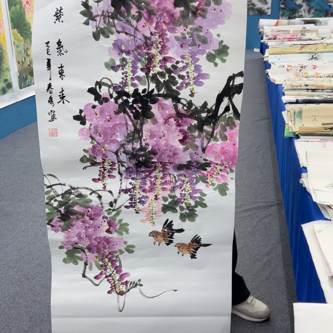 国画宣纸纯手绘字画