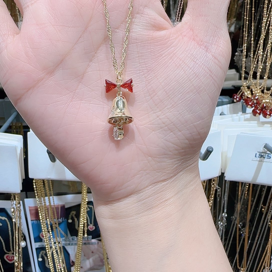 锆石铜合金925银项链