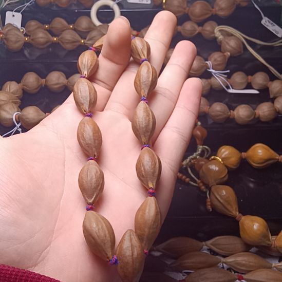 吳***謂手串/手链橄榄核橄榄核三花铁核柳叶手持