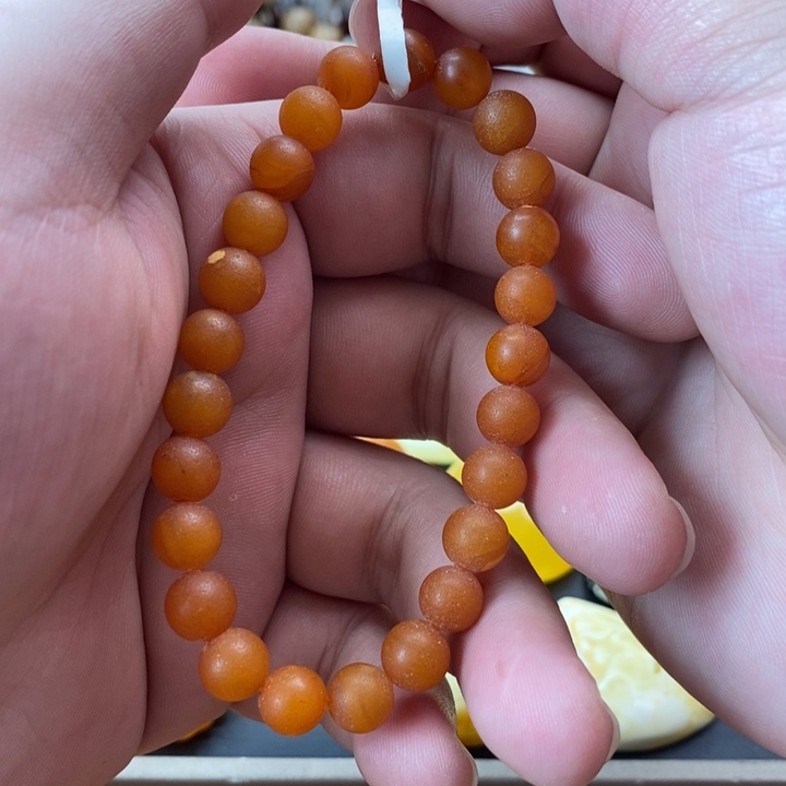 未镶嵌琥珀手链琥珀