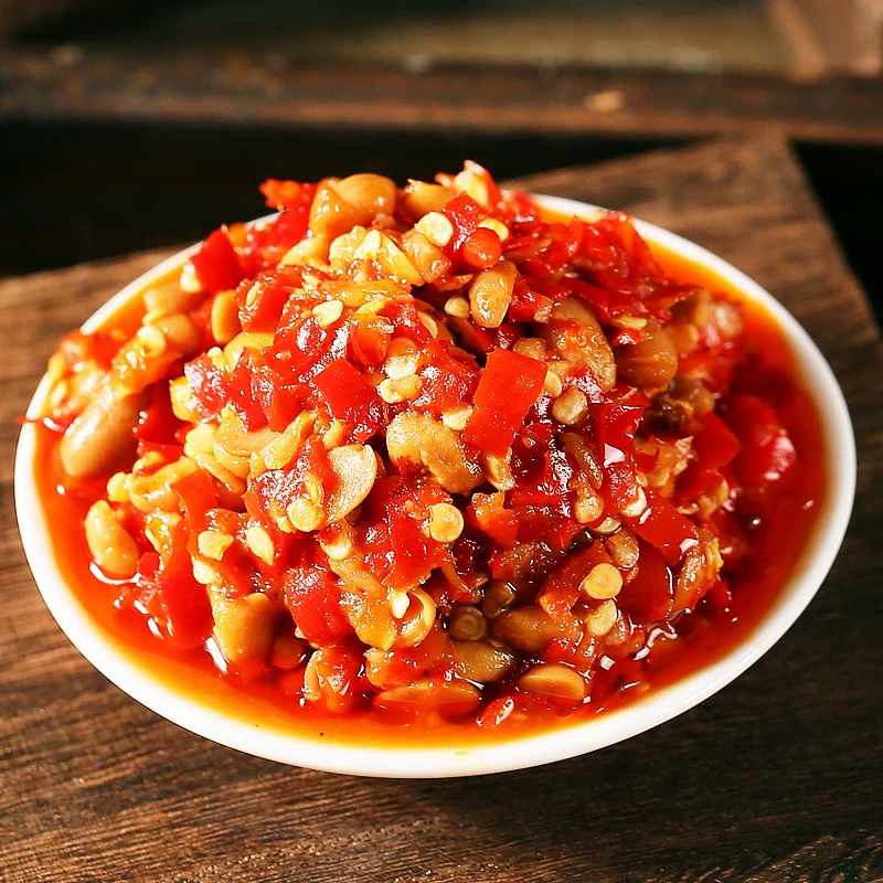 【豆鼓醬】湖南祁东祁阳农家自制豆豉豆瓣酱黄豆酱辣椒酱剁辣椒豆豉