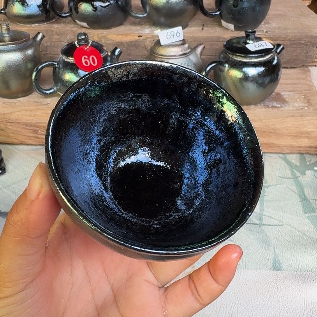 杯建水紫陶紫泥柴烧杯