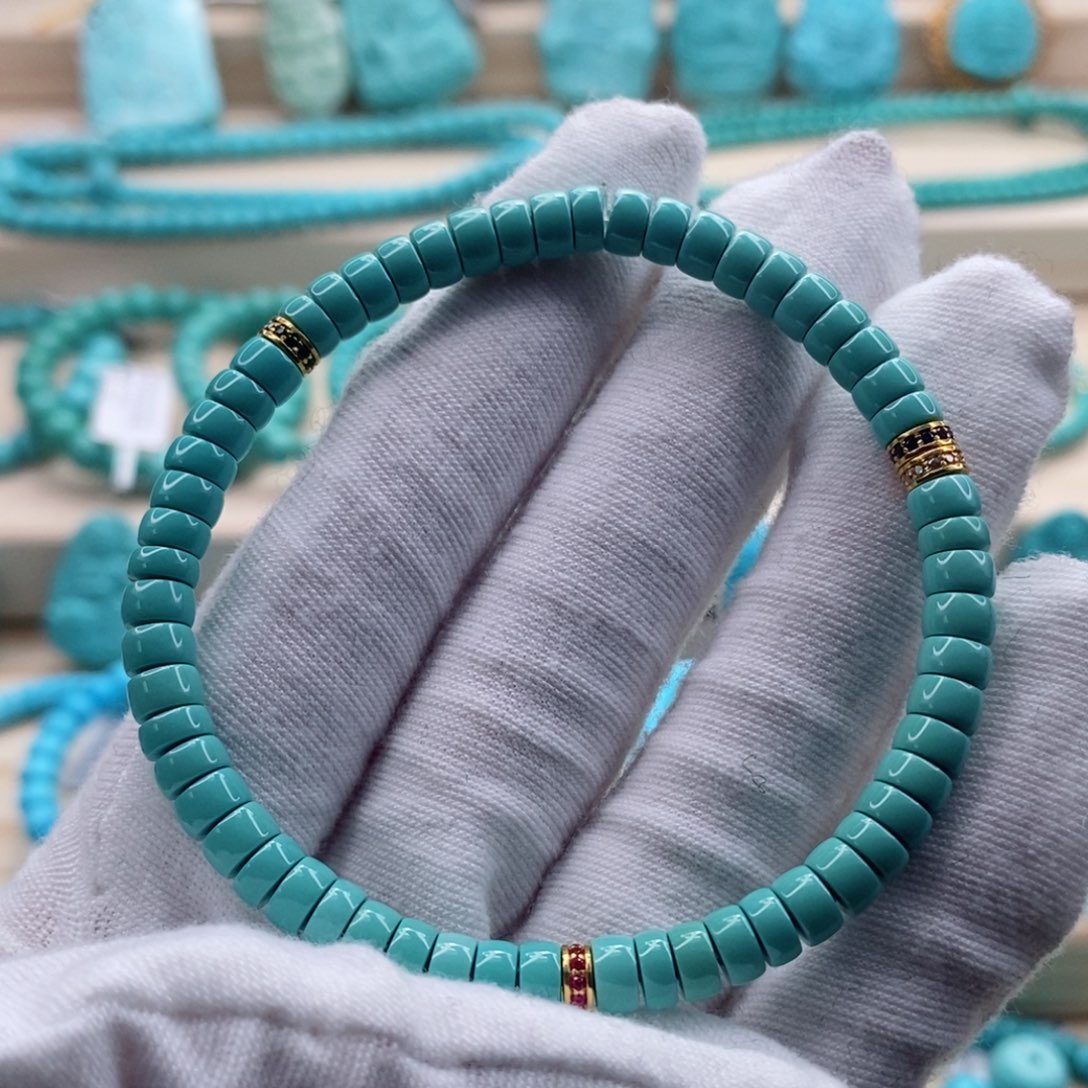 绿松石珠宝奇石未镶嵌