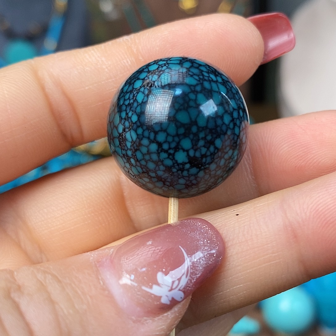 绿松石颈饰未镶嵌23.2mm乌兰花