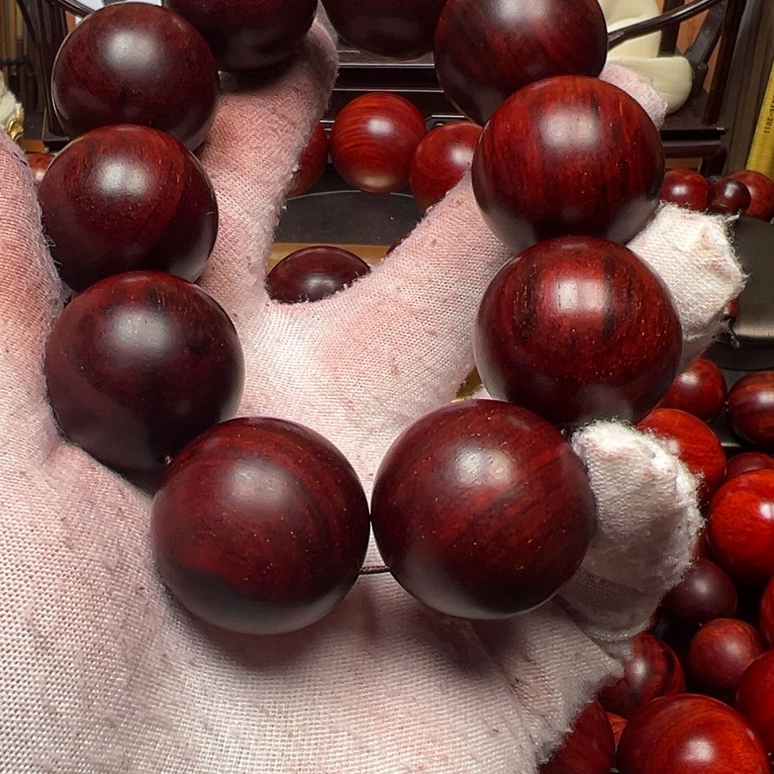 果***酱木2.5鸡血红火焰纹满天金星