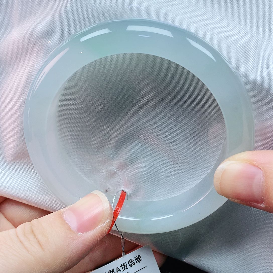 翡翠手镯未镶嵌57圈