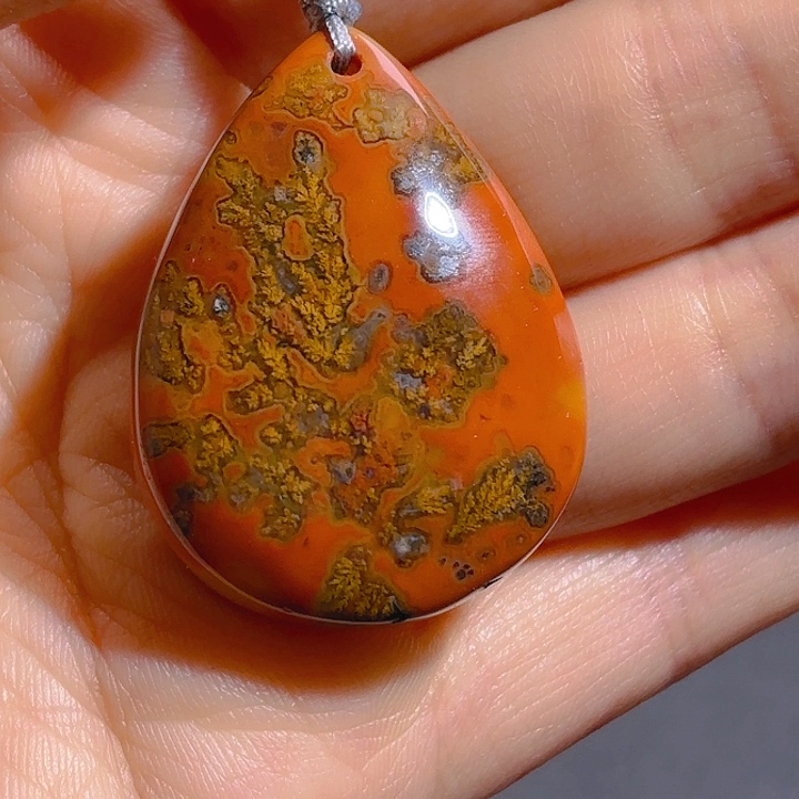 玛瑙/玉髓吊坠(不含链)未镶嵌