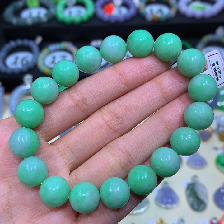 翡翠未镶嵌手链翡翠11