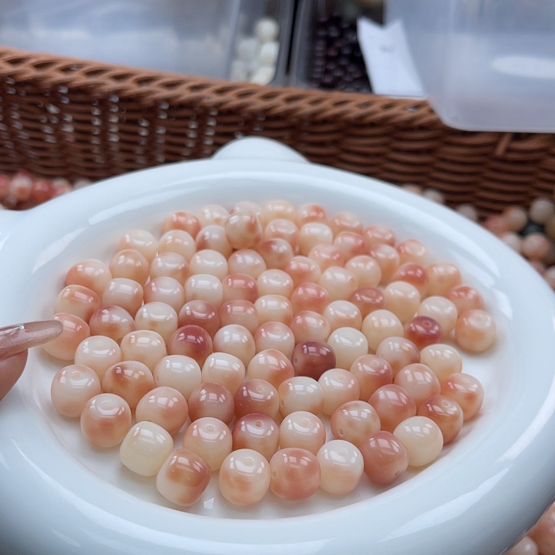 白玉菩提吊坠c12mm/100+20颗