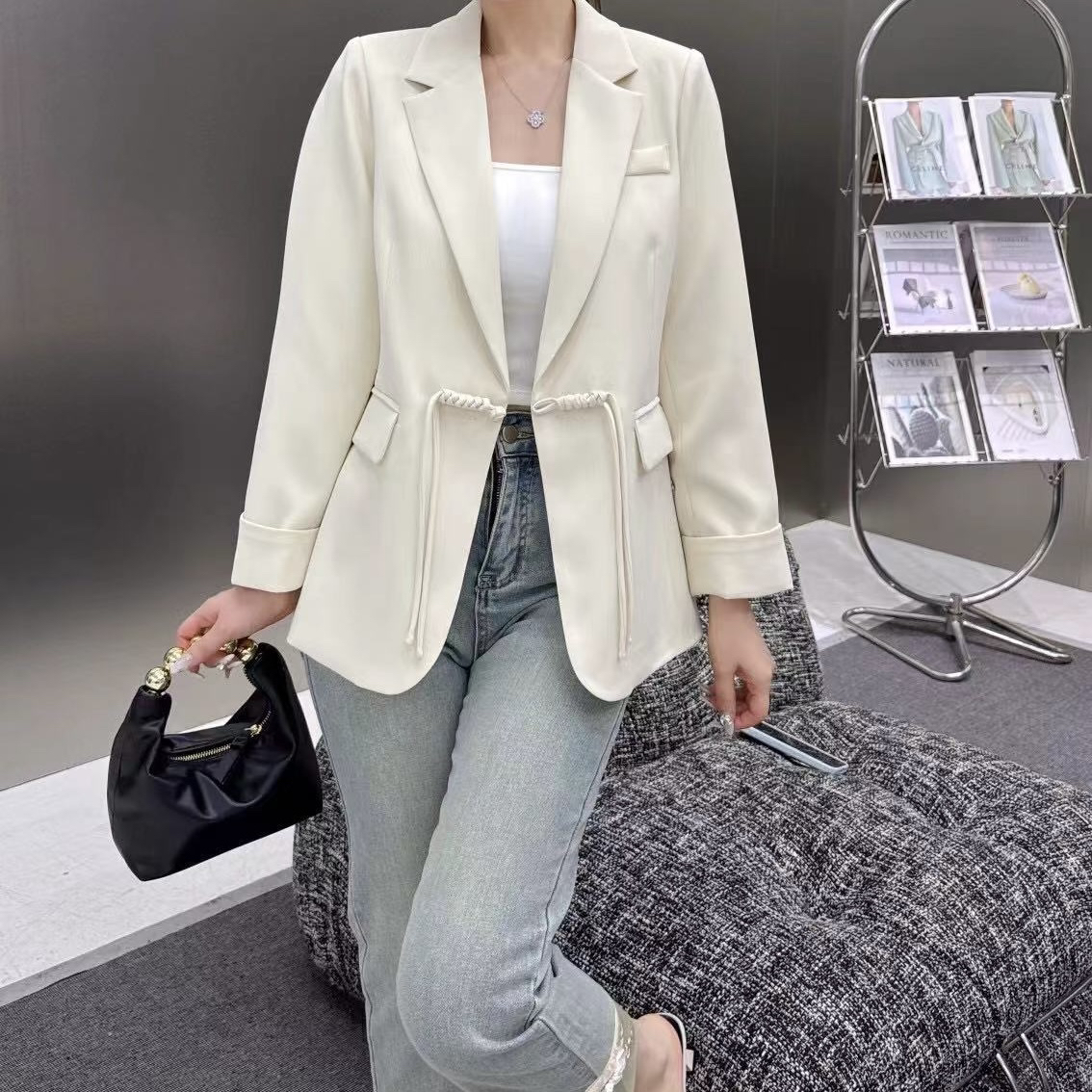 8802西服外套显瘦气质时尚