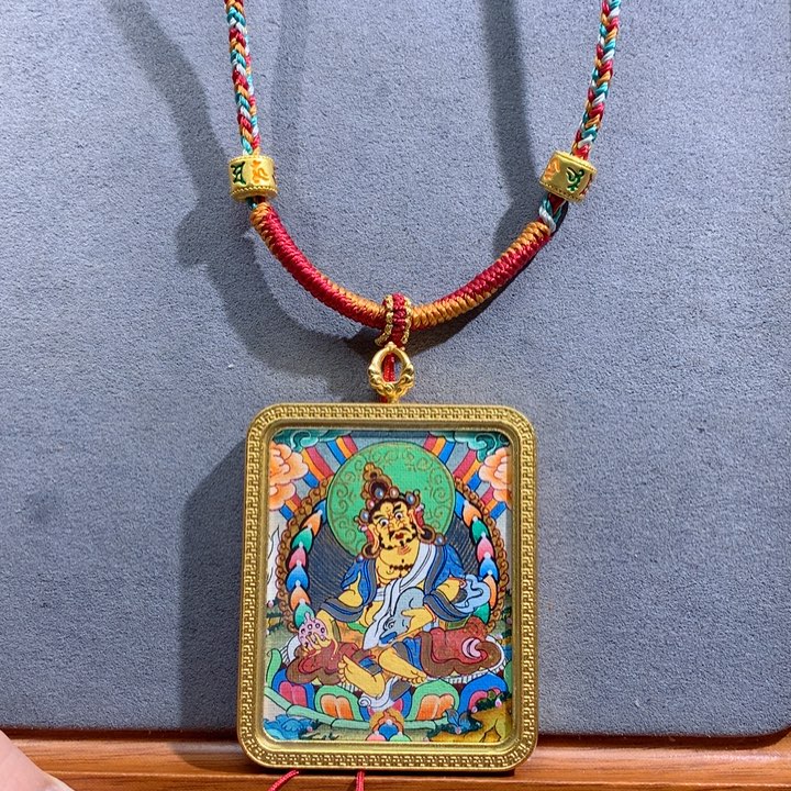 吊坠般若唐卡非遗传承