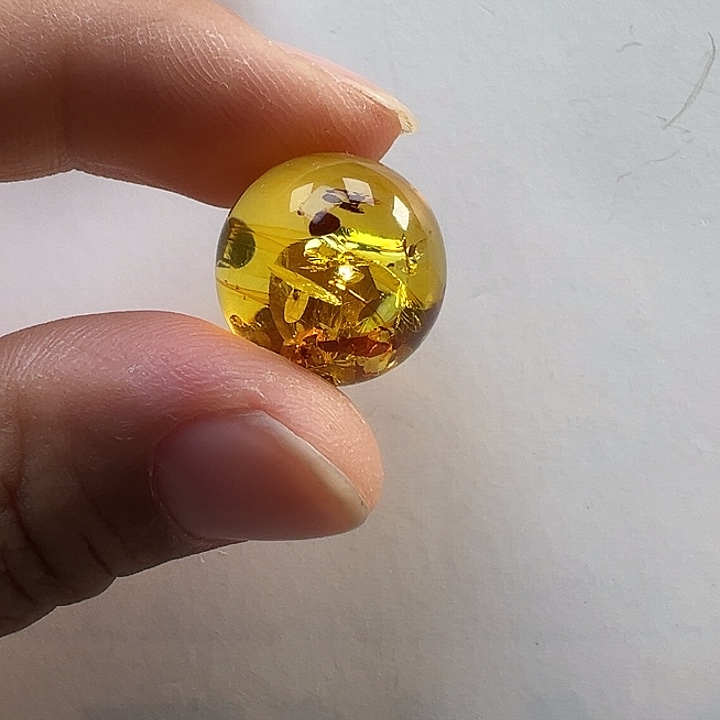 琥珀（花珀）颈饰未镶嵌