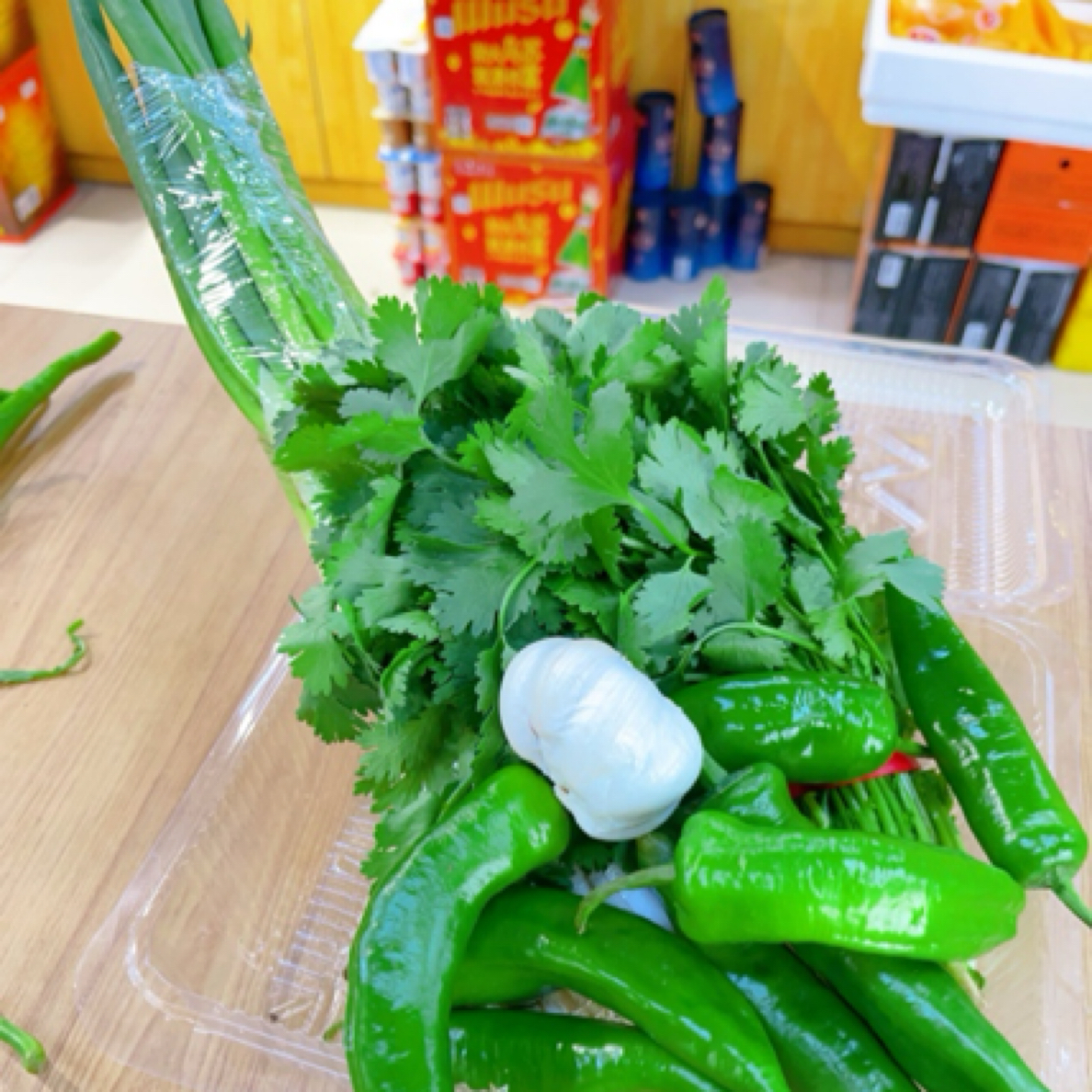 三辣一香别名老虎菜2-3人份新鲜蔬菜半成品