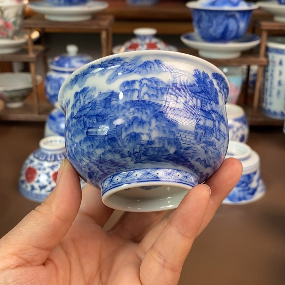 景德镇陶瓷手工手绘