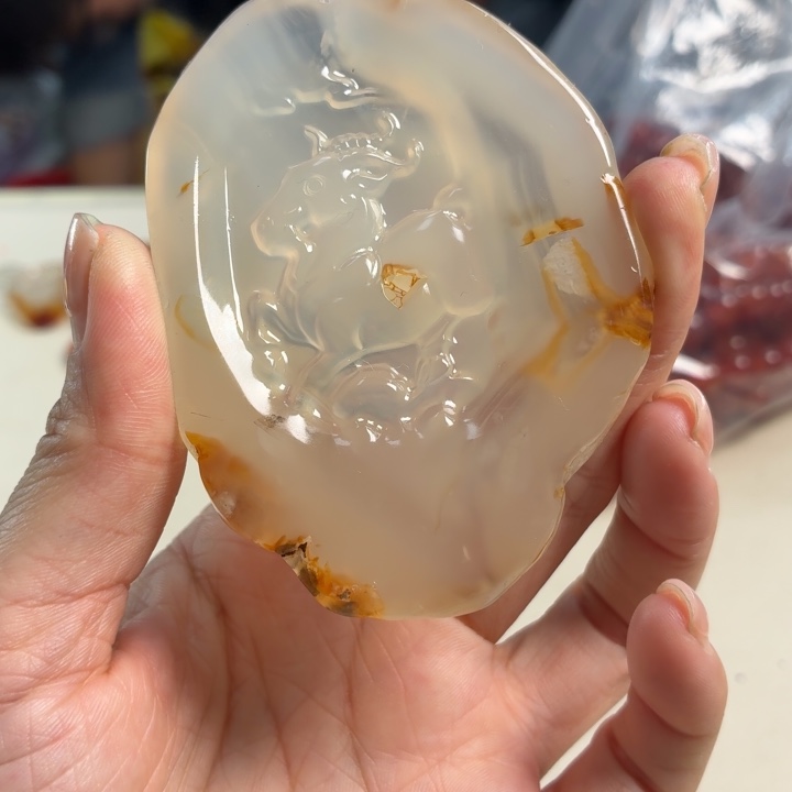 玛瑙/玉髓未镶嵌吊坠(不含链)