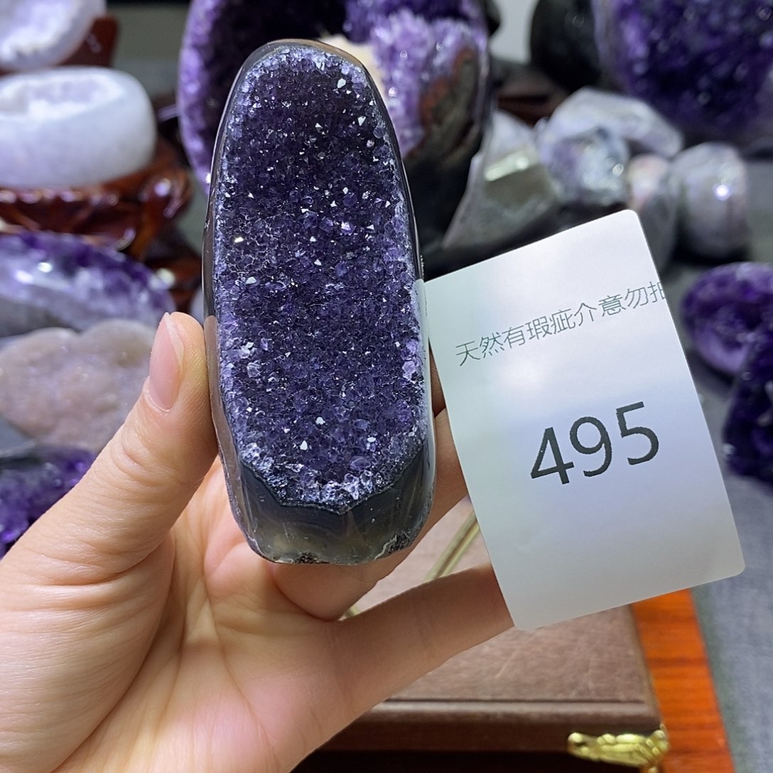 珠宝半成品紫晶未镶嵌