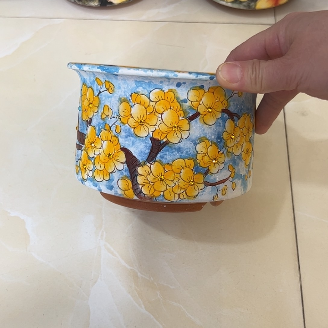 景德镇陶瓷花盆景德镇陶瓷花盆