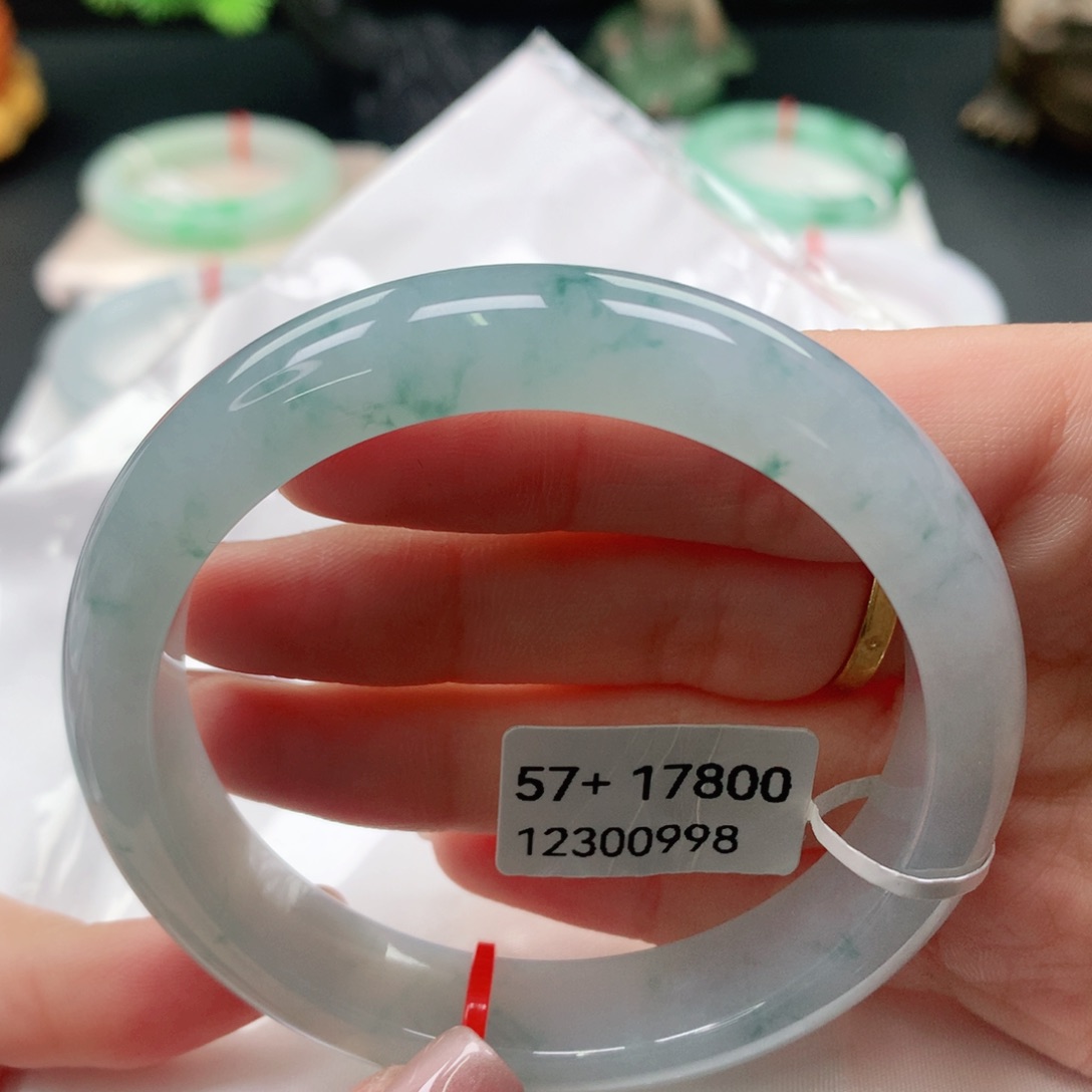 翡翠手镯未镶嵌57 58 57 58