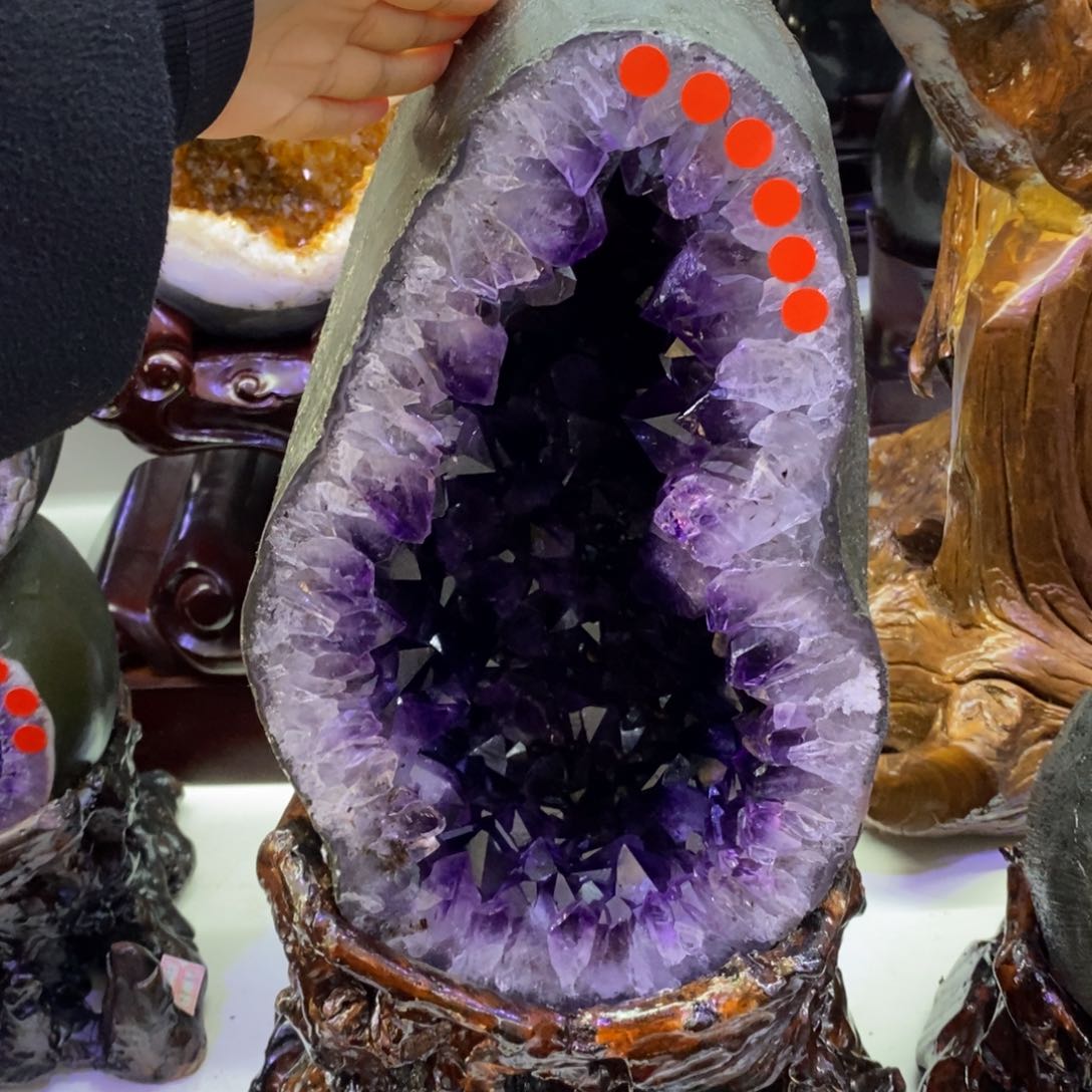 水晶摆件婷未镶嵌