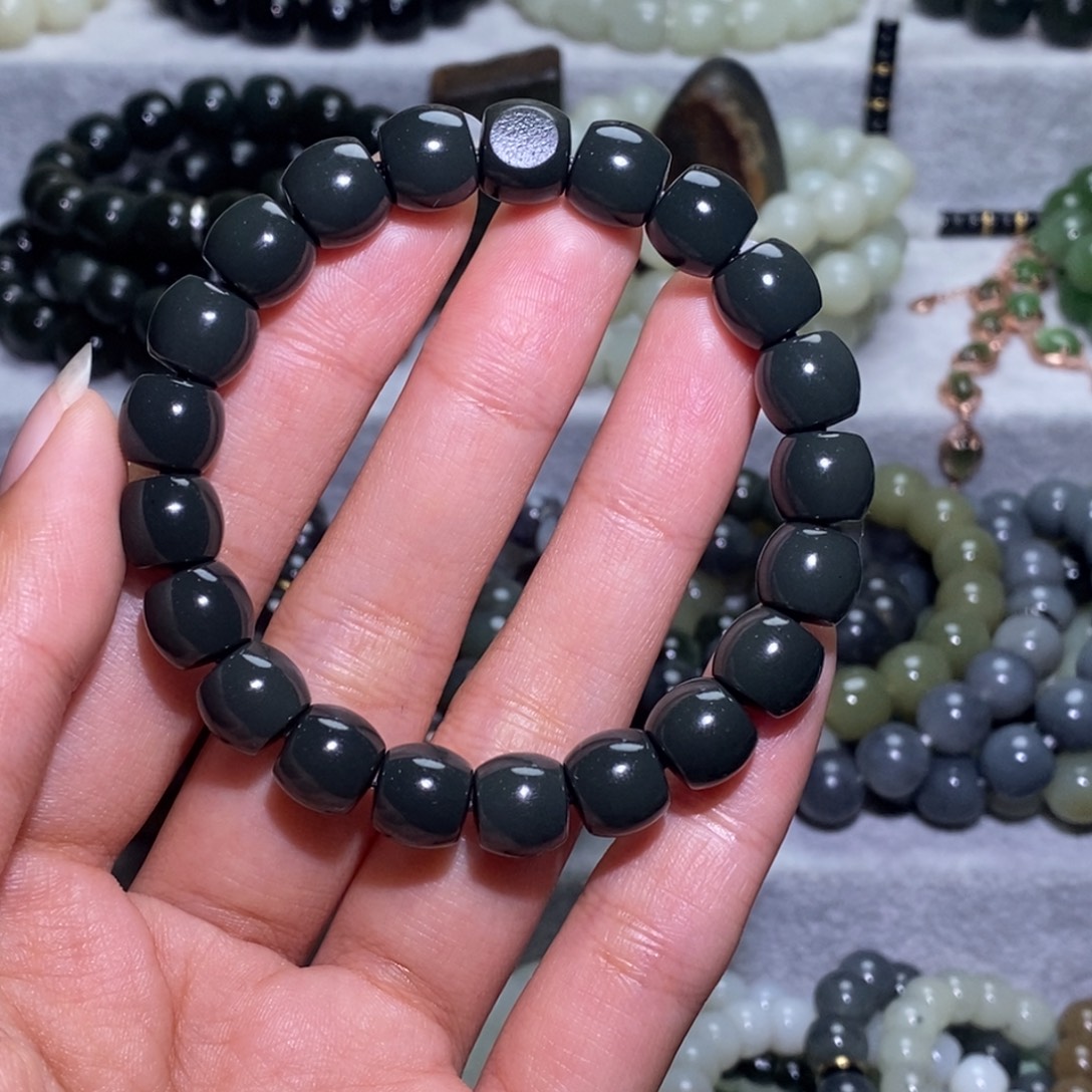 和田玉未镶嵌手链