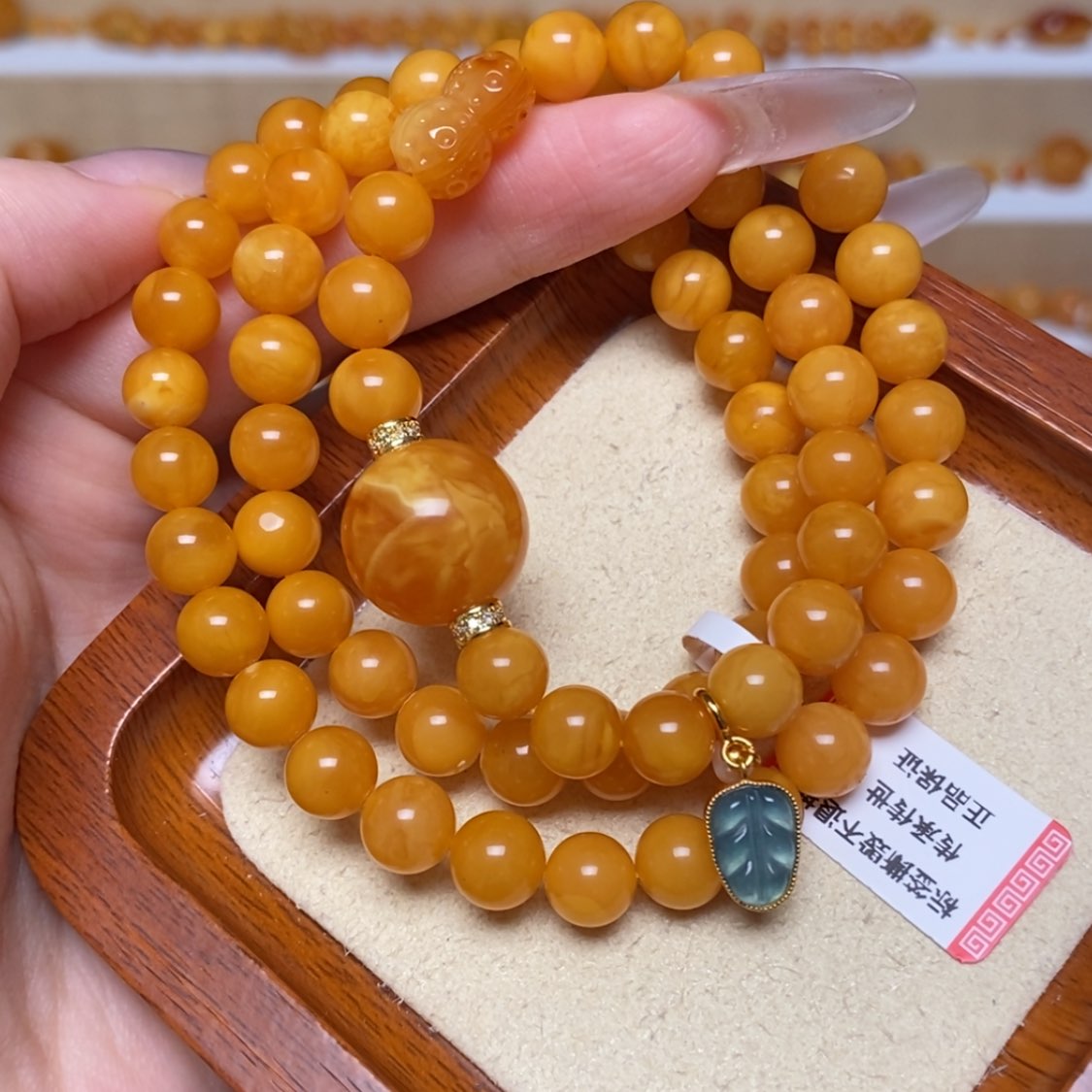 【闪购商品】未镶嵌蜜蜡手链手串