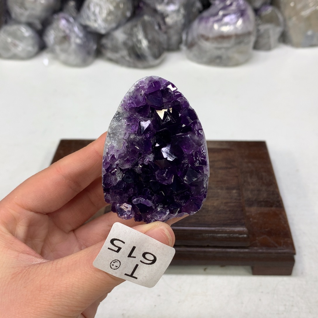 紫晶摆件未镶嵌水晶