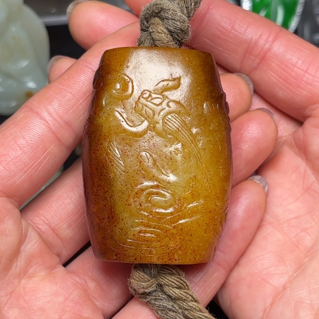 和田玉挂件未镶嵌小**虎