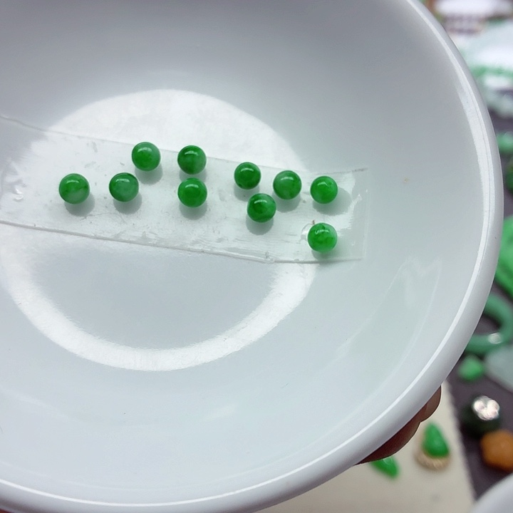 ****s翡翠未镶嵌手链天然缅甸翡翠A货卡4