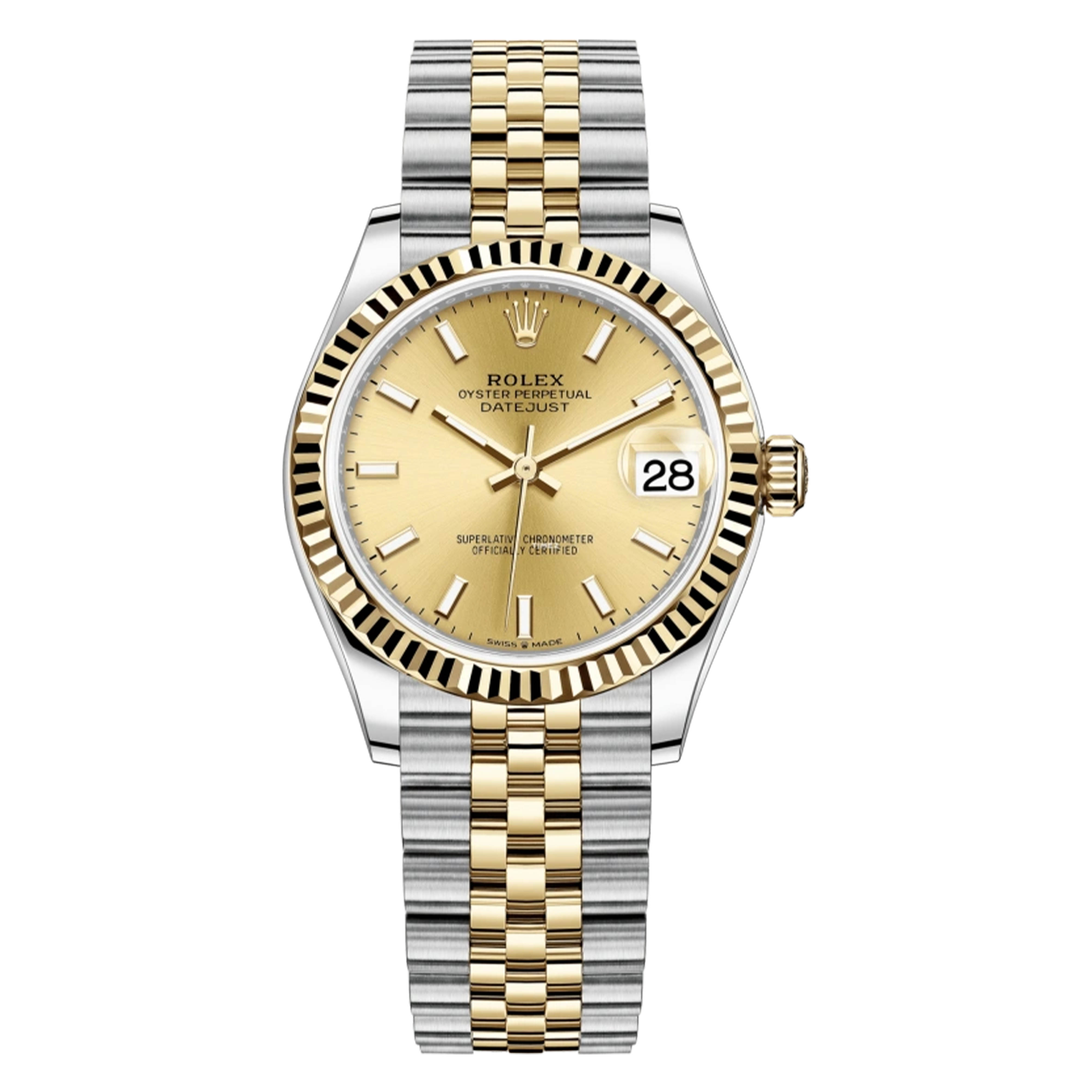 99新 Rolex/劳力士 /278273间金金条/31mm