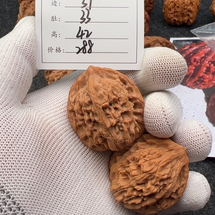 文玩核桃把件蓟县龙门柱92