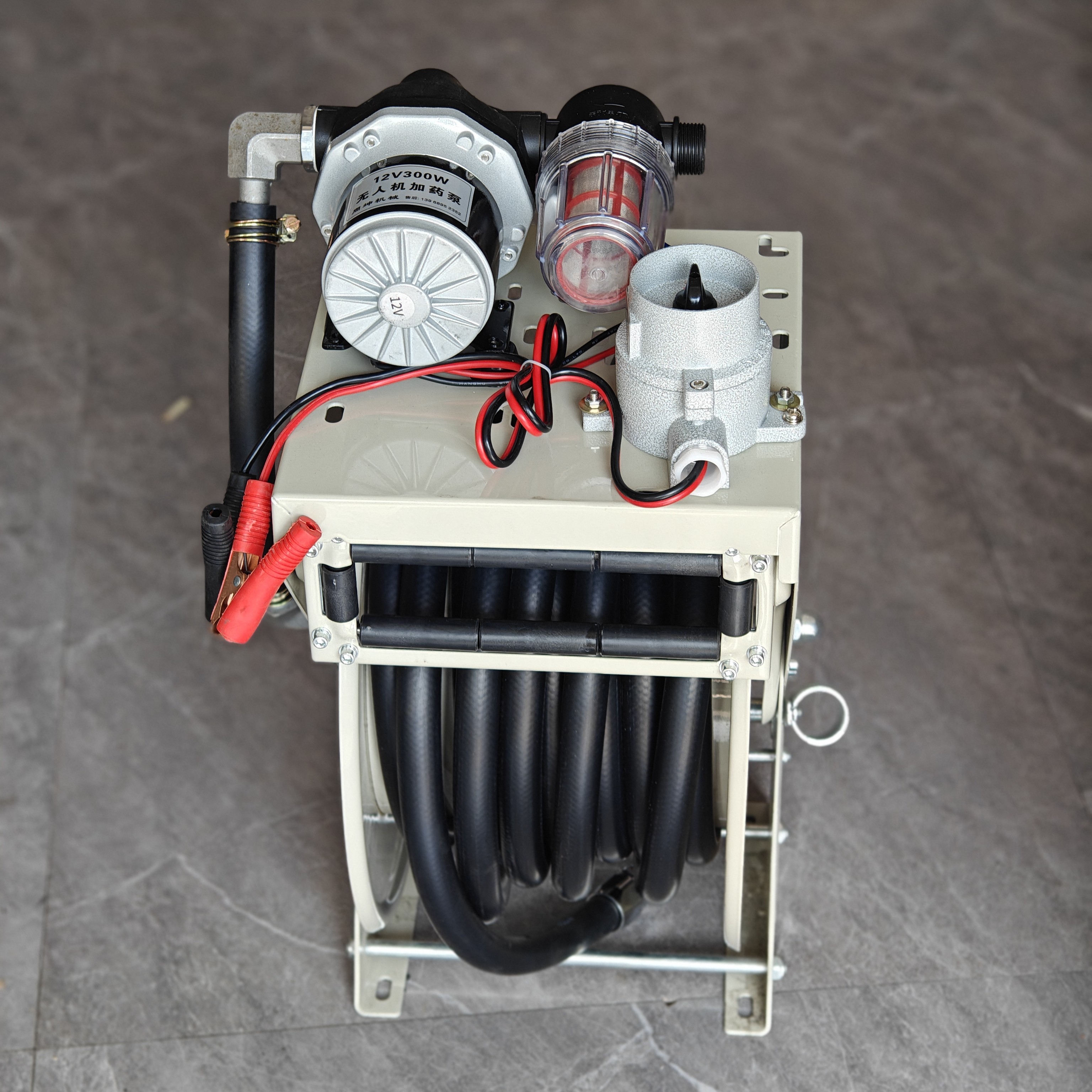 自动全套卷盘无人机加药一体机全金属机电机无人机打药机