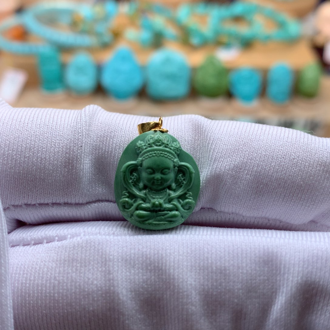 绿松石珠宝奇石未镶嵌