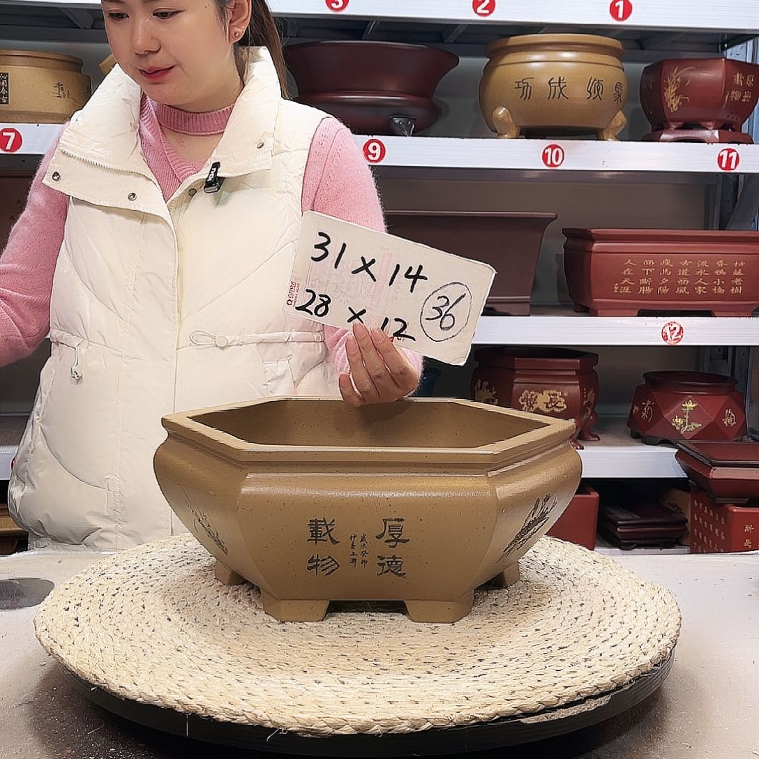 花盆紫砂紫砂花盆