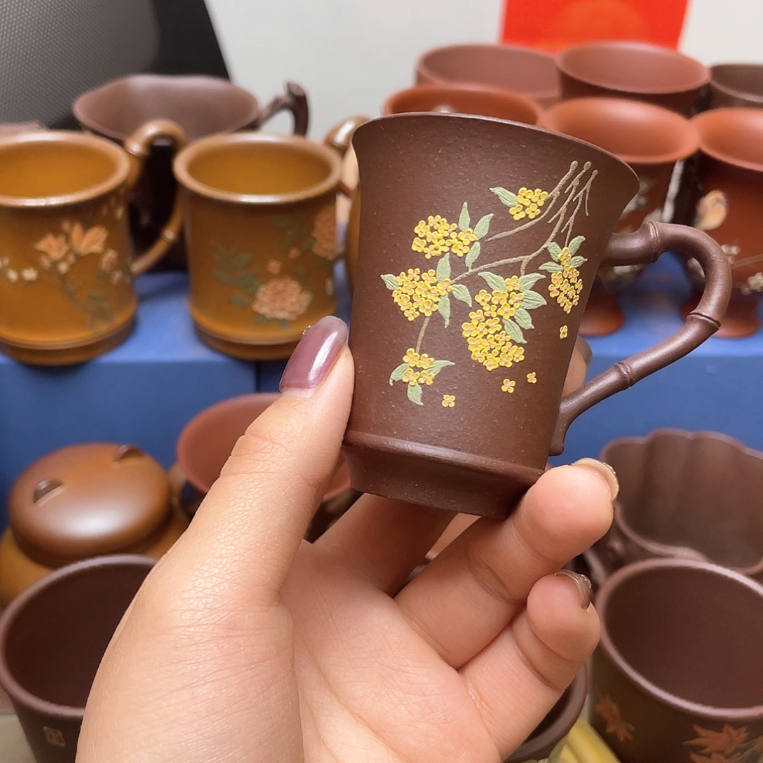 紫砂茶杯紫砂主人杯
