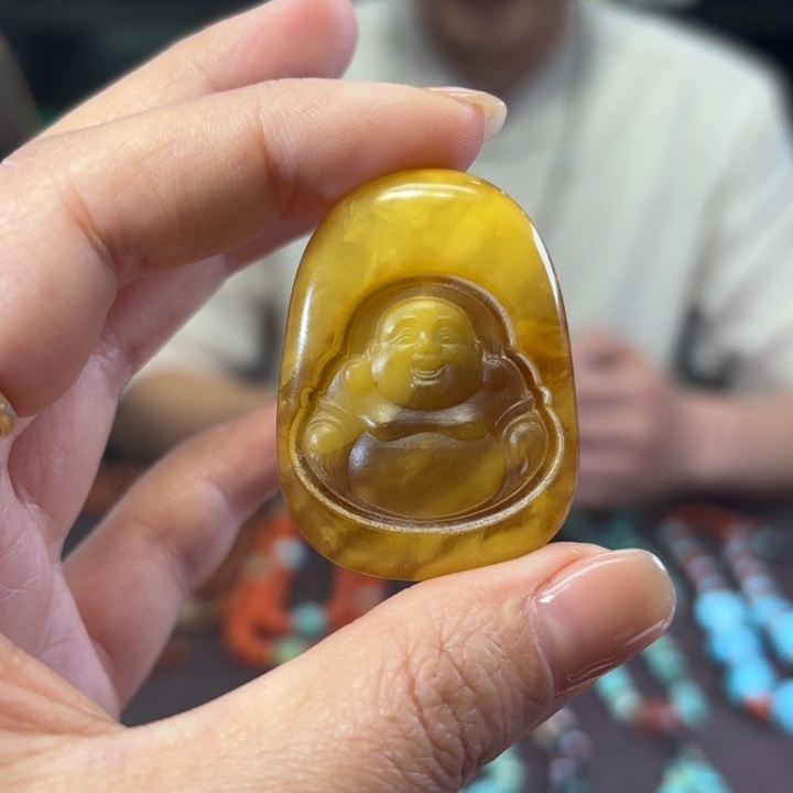 蜜蜡颈饰未镶嵌蜜蜡