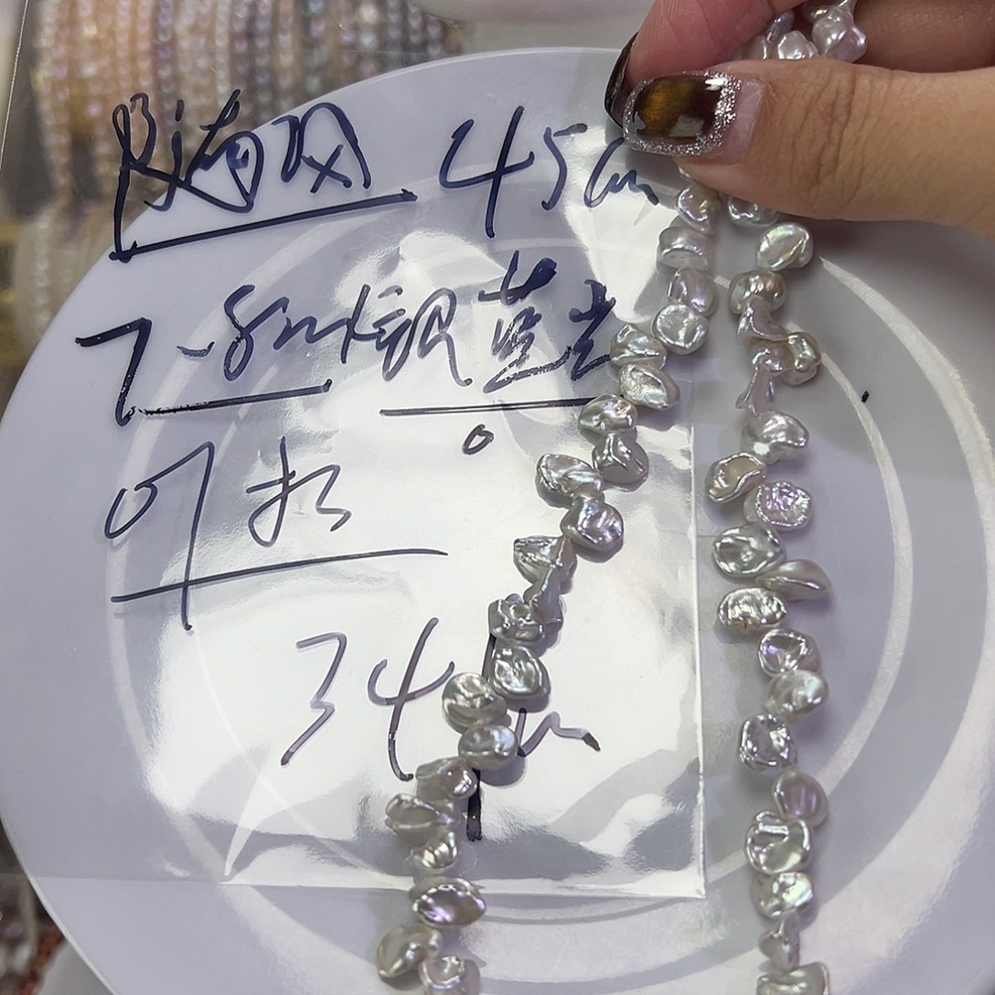 游***游颈饰钛钢淡水珍珠