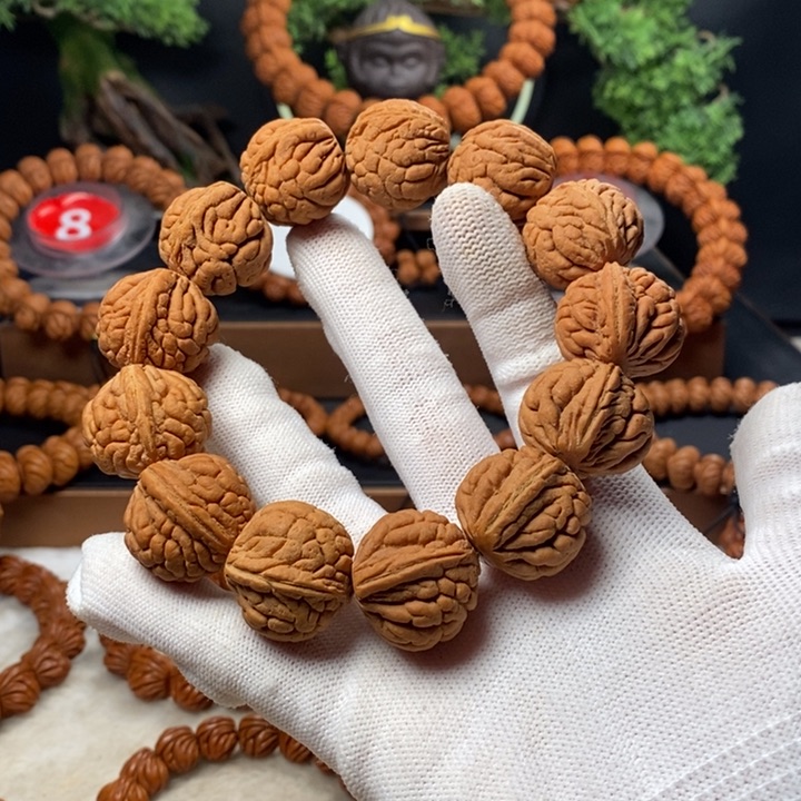 桃核吊坠梓*秦岭龙纹